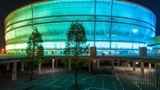Fitness zone in Wrocław Stadium