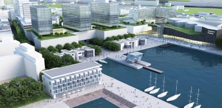 Gdynia Waterfront, visualization - WaterfrontGdynia.pl