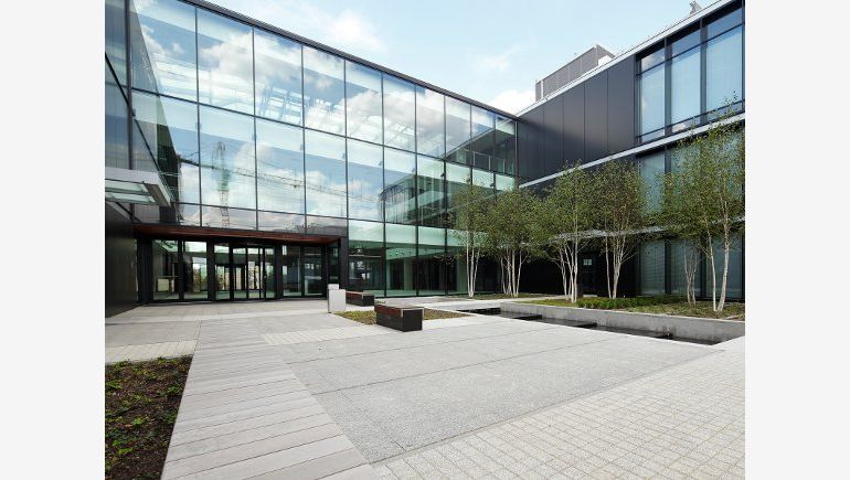 In the photo: Wilanów Office Park, front of the building A