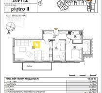 Szczecin - 63.61m2