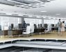 Niektórzy zatrudnieni w warszawskich firmach preferują pracę w korporacyjnym biurze (na zdjęciu wnętrze biurowca SkyRes), fot. Developres