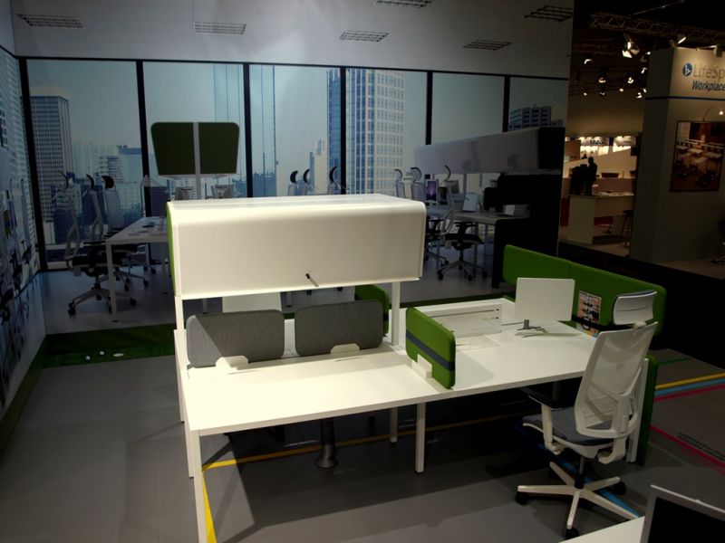  - In Futuro desk system, a place for storing (cupboard or cabinet) was arranged under a desk