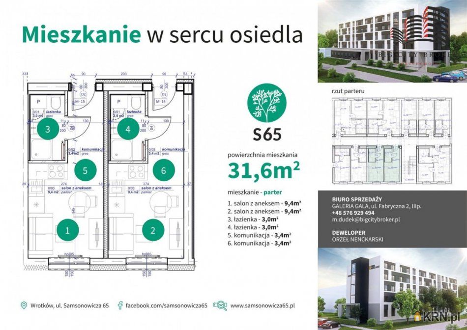 Lublin - 35.00m2 - 