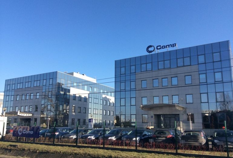 Siedziba firmy Comp SA, lidera bezpiecznych rozwiązań IT, będzie nadal mieścić się w Jutrzenki Business Park w Warszawie.