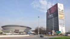 Demolition of skyscraper in Katowice