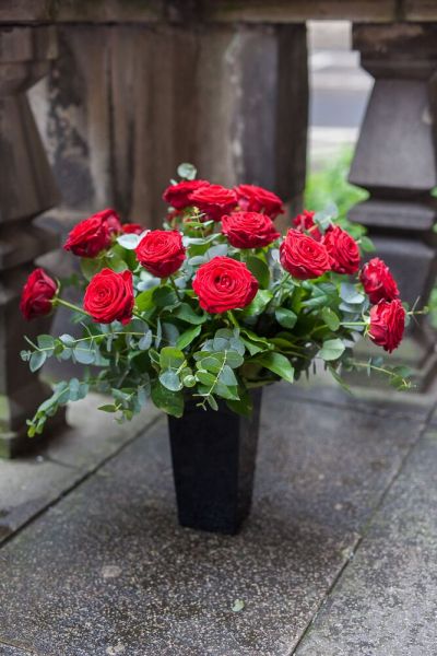  -  Bukiet czerwonych róż (fot. Kwiaty dla Biura)