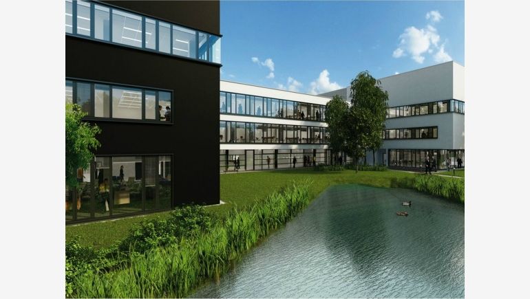 Wizualizacja budynku B3 w kompleksie Wilanów Business Park