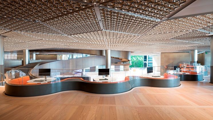  - Floors from American red oak (pic Foster + Partners and Nigel Young)