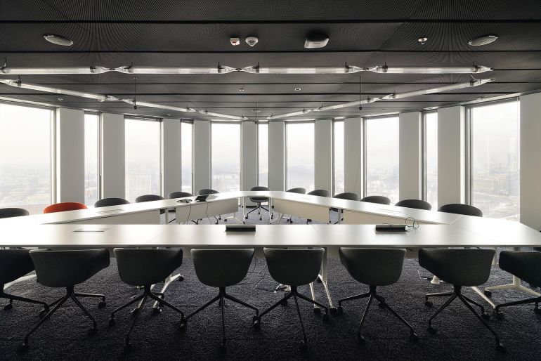 Biura ING Banku Śląskiego w ING Tower w Warszawie