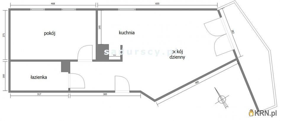 Kraków - Bajeczna - 48.52m2 - 