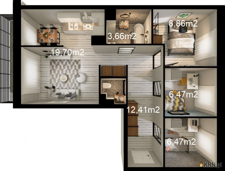 Gdynia - inż. Śmidowicza - 60.00m2 - 