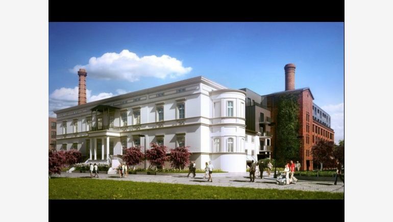 Visualisation of renovated Goetz Palace