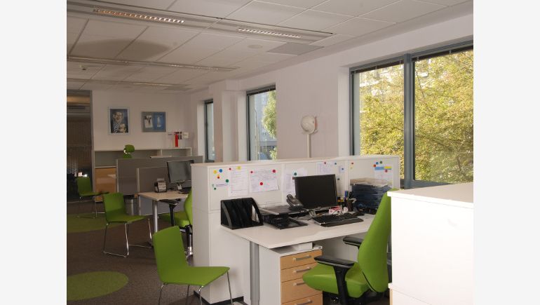 Picture of the green office in Skanska Property Poland