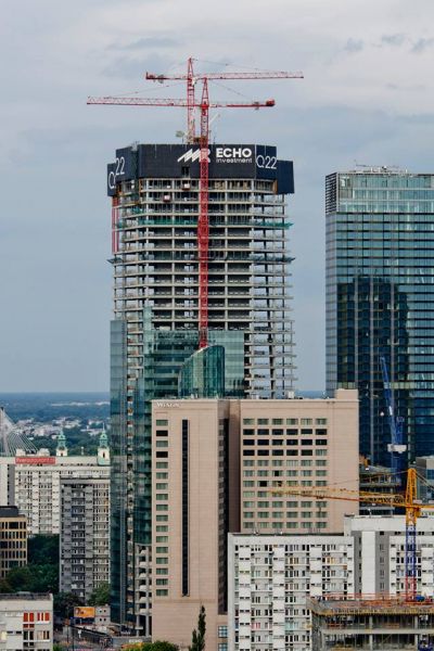  - The building of the 40th floor of Q22, pic Echo Investment