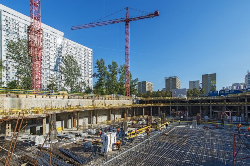  - Mennica Legacy Tower - plac budowy