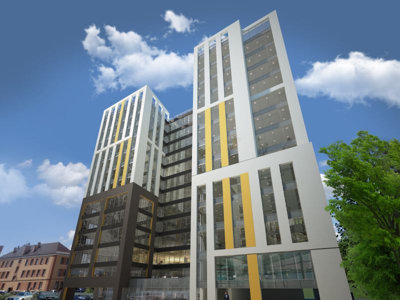  - The office building is registered in BREEAM and LEED systems