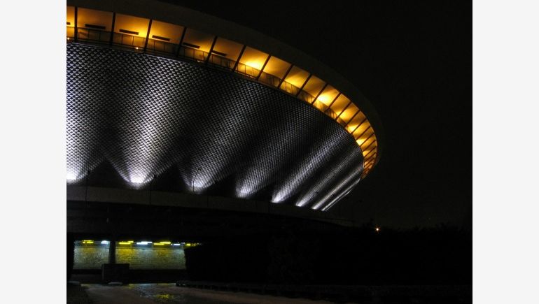 The Spodek arena in Katowice