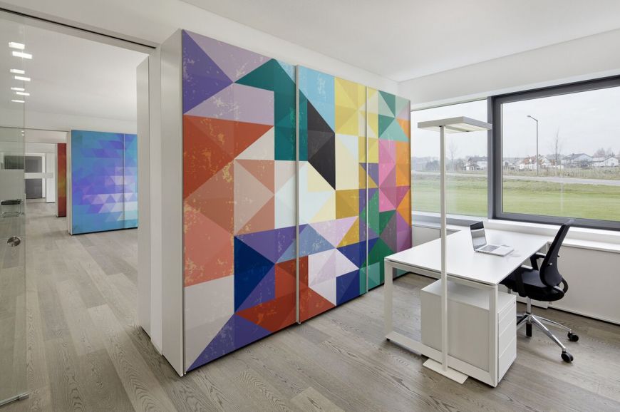  - The example how to use furniture as partition walls - label by PIXERS