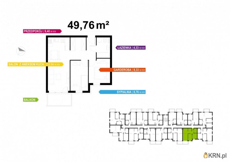 Wrocław - Jutrzenki - 49.76m2 - 