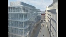 The construction of an office building near Nowy Świat has begun