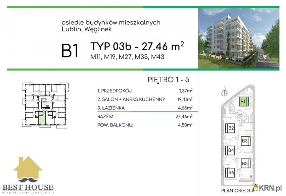 Lublin - 27.46m2 - 