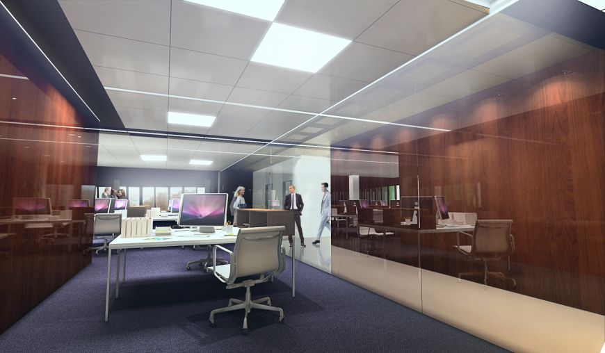  - Visualization of an exemplary office