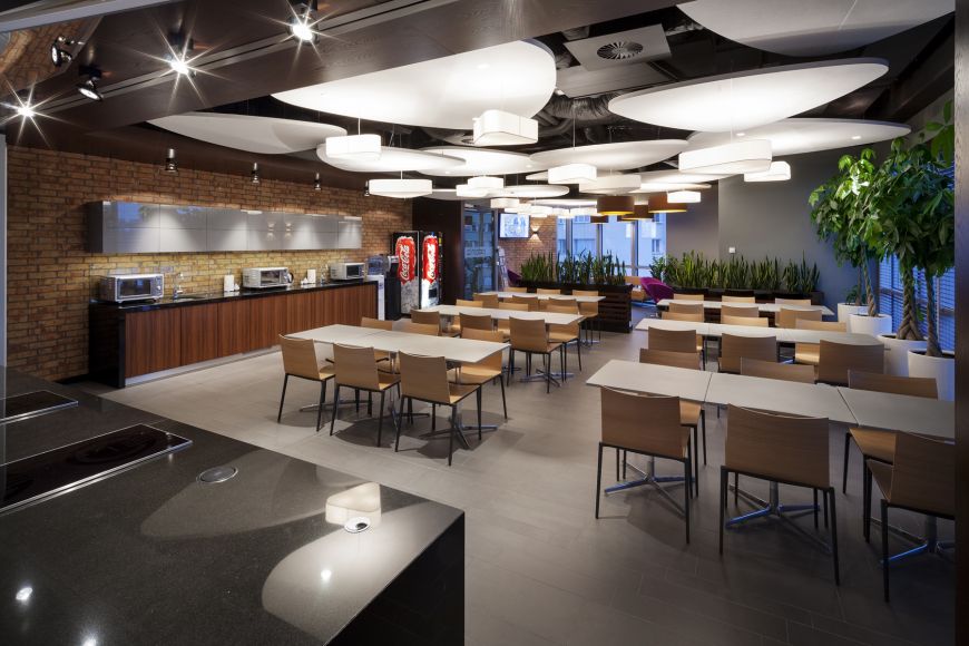  - W biurze głównym JMP znajdują się dwie kantyny - urządzone w polskim i portugalskim klimacie, fot. Szymon Polański