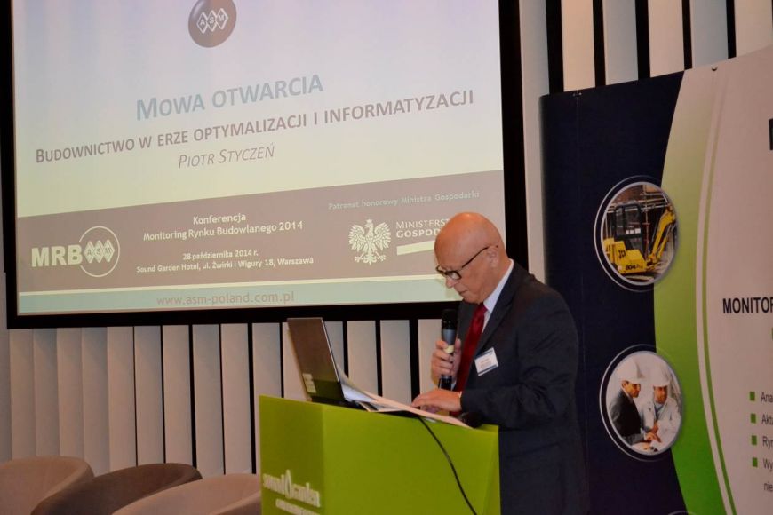  - Mowę otwarcia wygłosił Piotr Styczeń (w ubiegłych latach Podsekretarz Stanu Ministerstwa Transportu i Budownictwa)