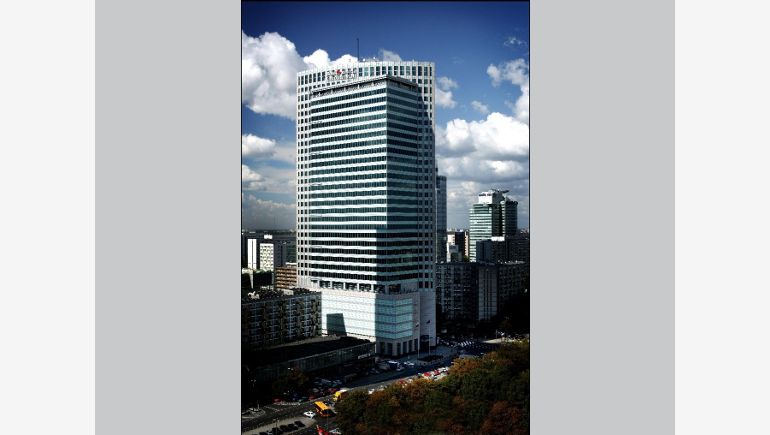 Picture shows Warsaw Financial Center