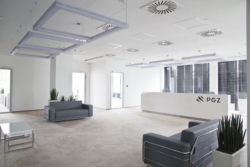  - The new headquarters of PGZ was divided into two parts – a close and open one with separated rooms, e.g. library or room intended for creative work, pic by Bartosz Syta