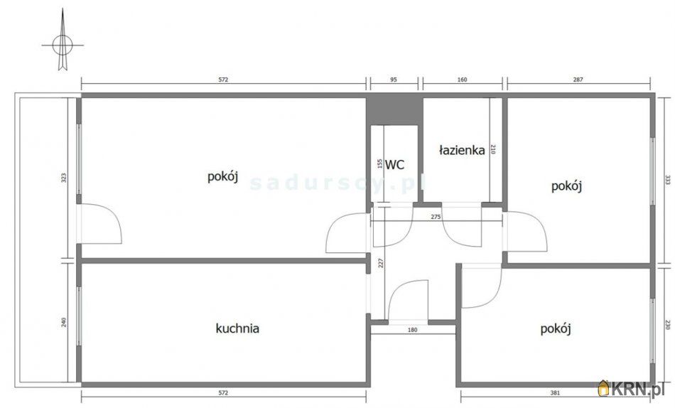 Kraków - prof. W. M. Bartla - 60.89m2 - 