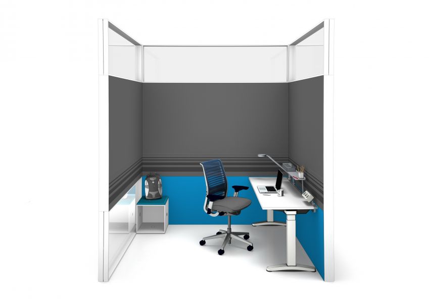  - Miejsce dedykowane pracy indywidualnej, wiz. Steelcase 