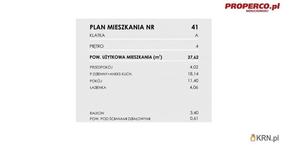 Włoszczowa - Młynarska - 37.62m2 - 