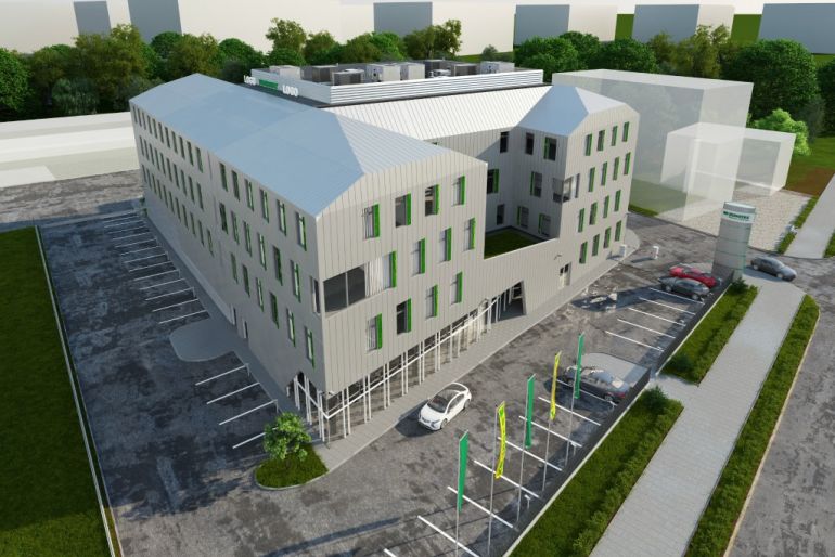 Office block Perydot is to be built in the district of Krzyki in Wrocław.