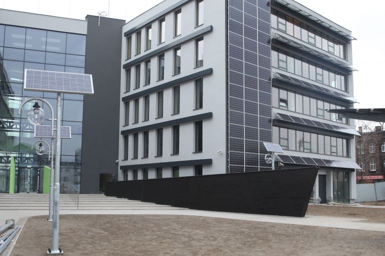Budynek pasywny w Parku Naukowo-Technologicznym Euro-Centrum w Katowicach