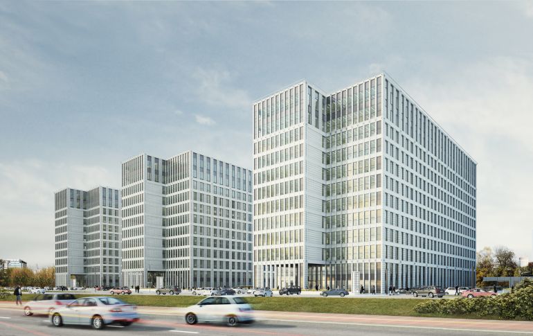 Echo Investment - Kompleks biurowy Opolska Business Park w Krakowie. Echo Investment