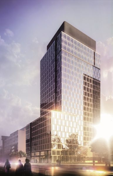  - Prime Corporate Center w Warszawie - w 2014 r. Reiffeisen Polbank wynajął tu 19 500 mkw. powierzchni