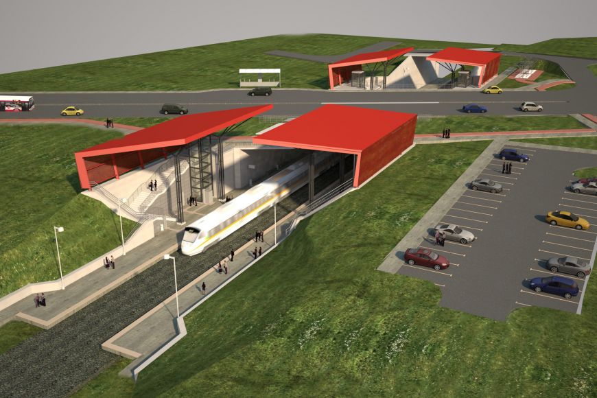  - Visualization of PKM Matarnia station, source: pkm-sa.pl