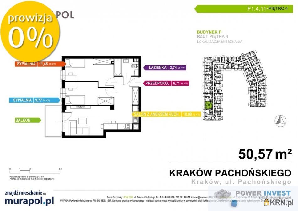 Kraków - 52.80m2 - 