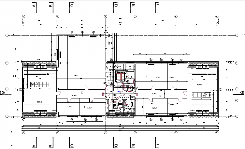 ART-BUSINESS CENTER - level 2 - plan of floor
