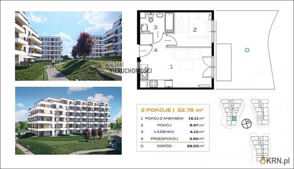 Kraków - 32.78m2 - 