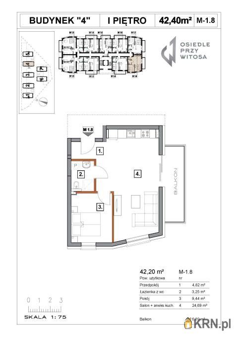Kołobrzeg - W. Witosa - 42.22m2 - 