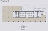 Piętro 1- Moduł A - 1100 m2