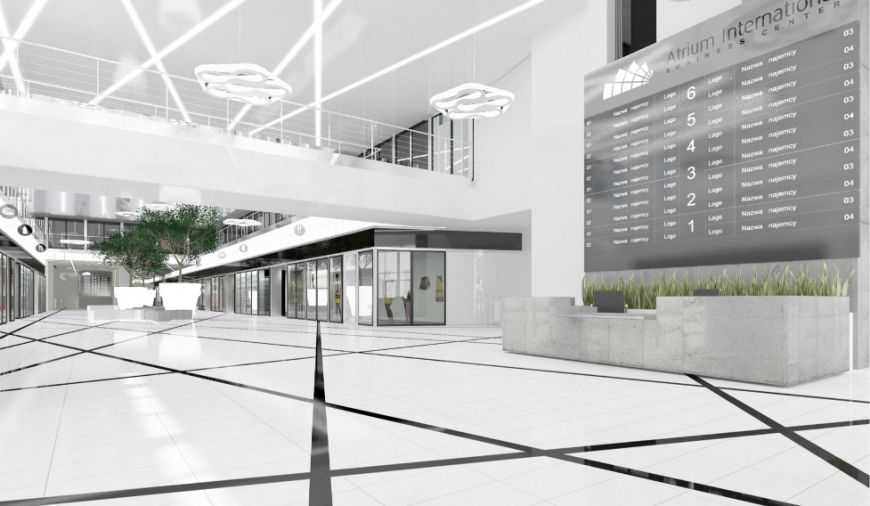  - Atrium International - visualization of the reception