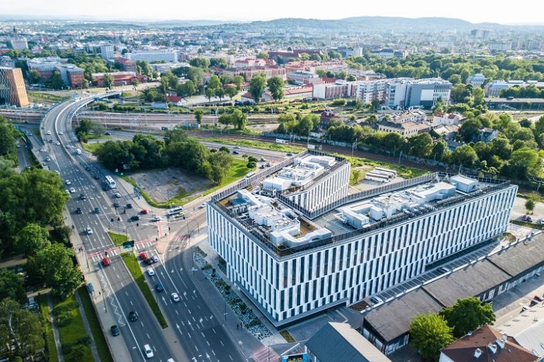 Biurowiec V.Offices w Krakowie, źródło: materiały prasowe partnera.