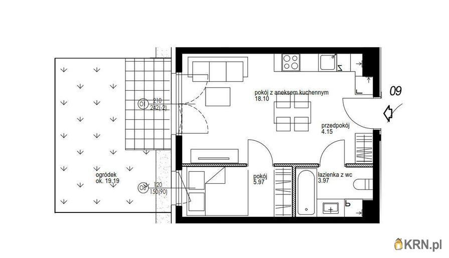 Rotmanka - prof. M. Raciborskiego - 32.90m2 - 