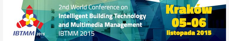 Intelligent Building Technologies & Multimedia Management - IBTMM 2015