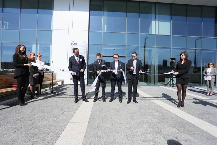 - The ribbon-cutting ceremony