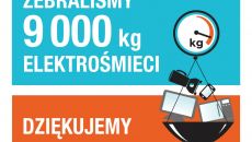 9000 kg elektroodpadów zebranych podczas akcji „Zrzuć zbędne kilowaty”